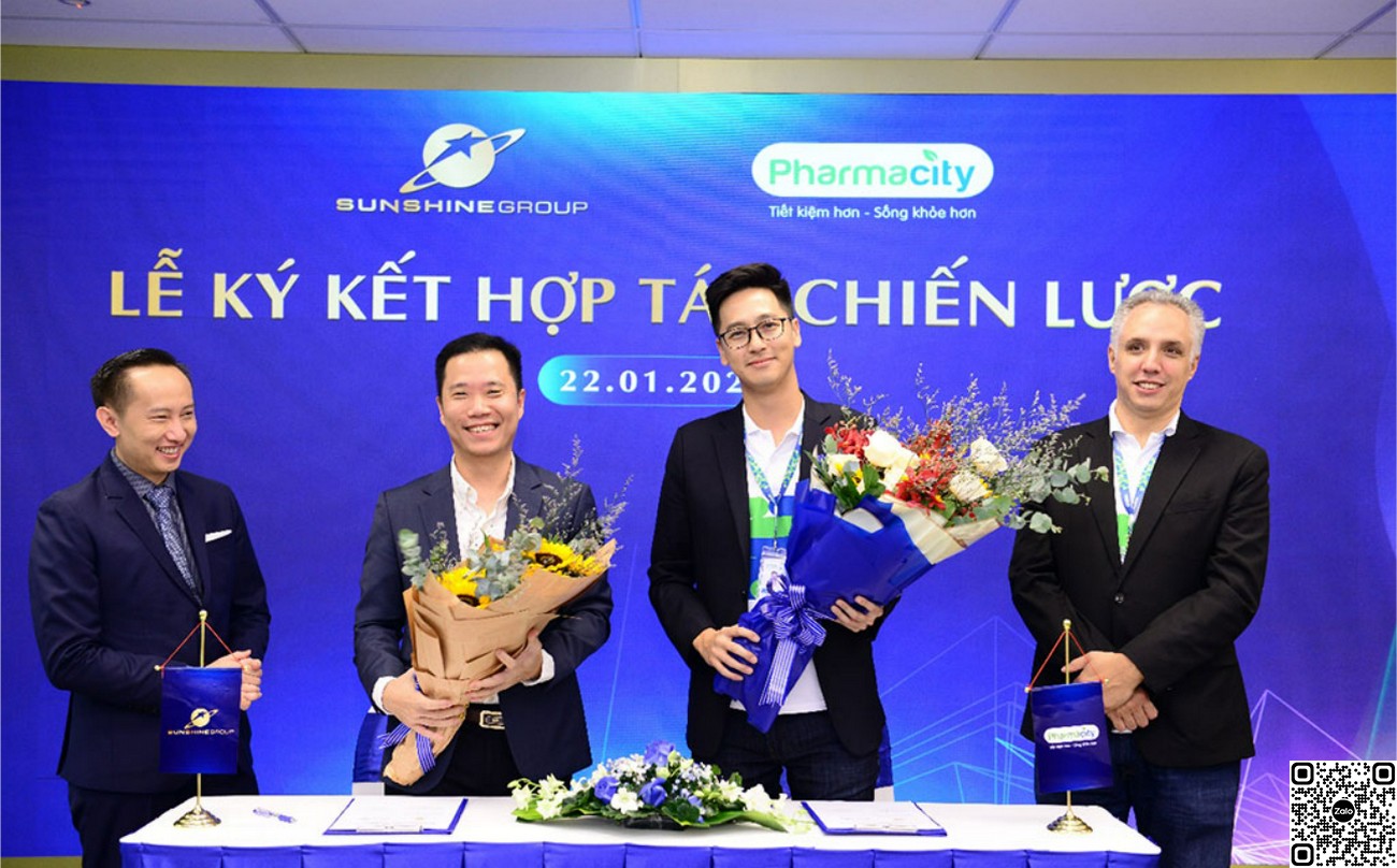 Lễ lý kết hợp tác giữa Sunshine Group và Pharmacity.