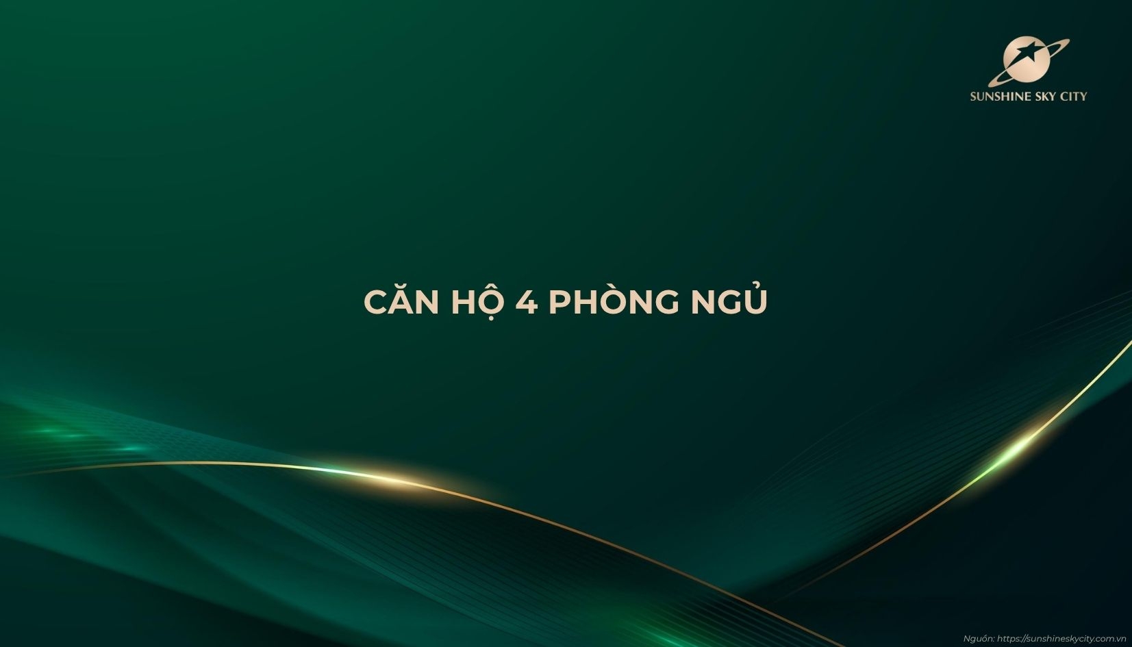 Căn Hộ 4 Phòng Ngủ Dự án Sunshine Sky City Quận 7
