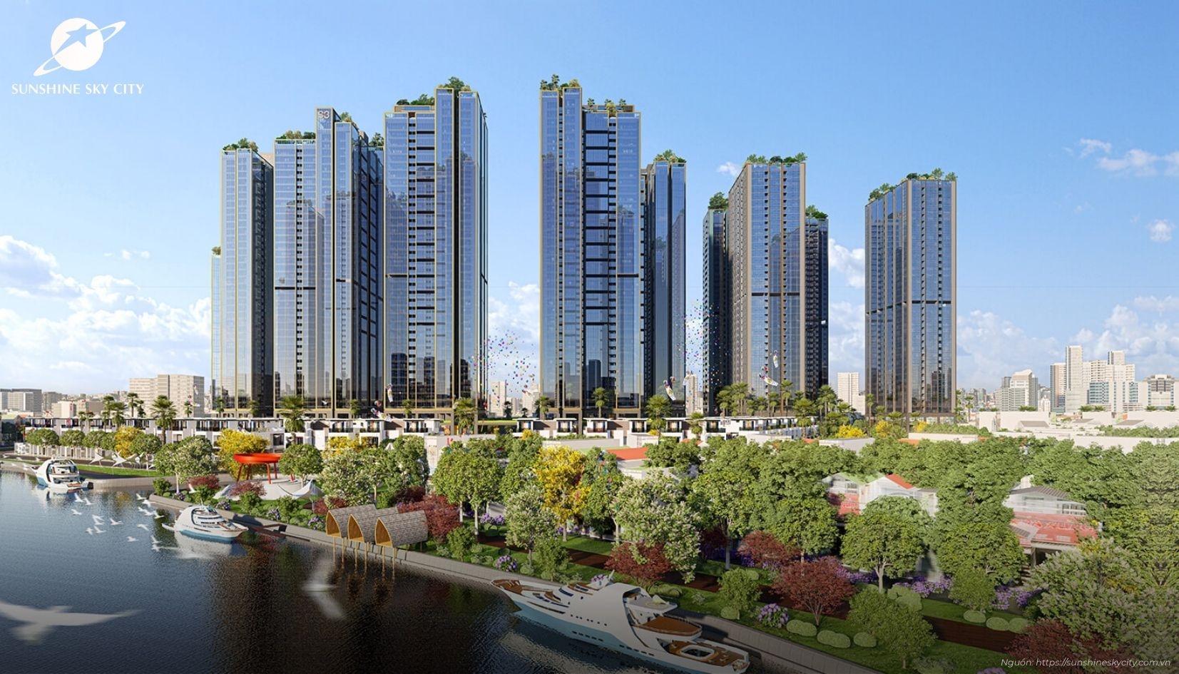 Phối Cảnh Tổng Thể Dự án Sunshine Sky City Quận 7