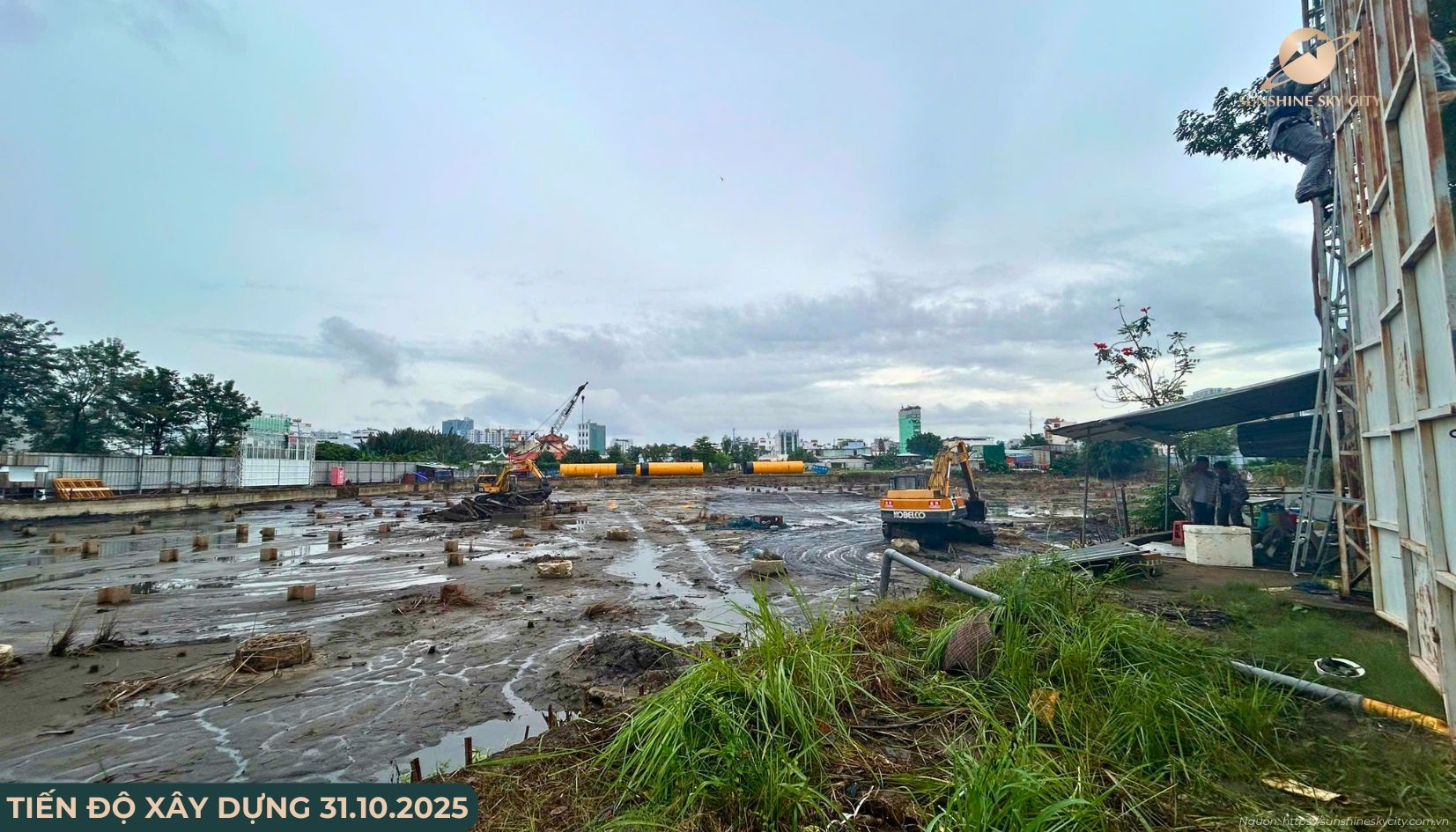 Cập nhật tiến độ xây dựng Sunshine Sky City Quận 7 ngày 31/10/2025