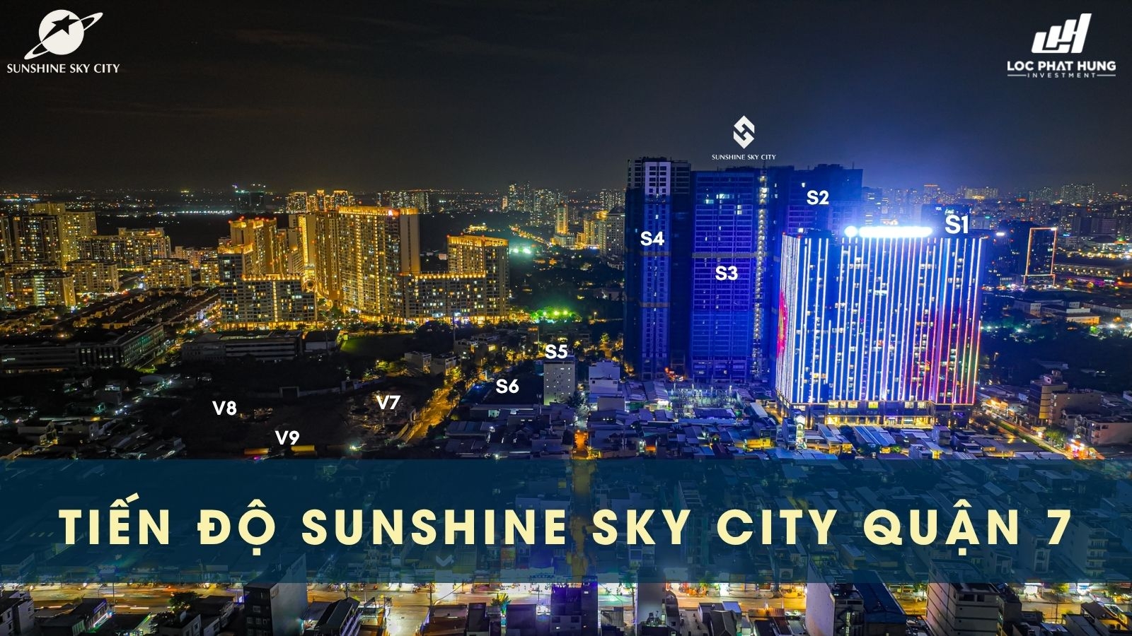 Tiến độ Xây Dựng Sunshine Sky City Quận 7