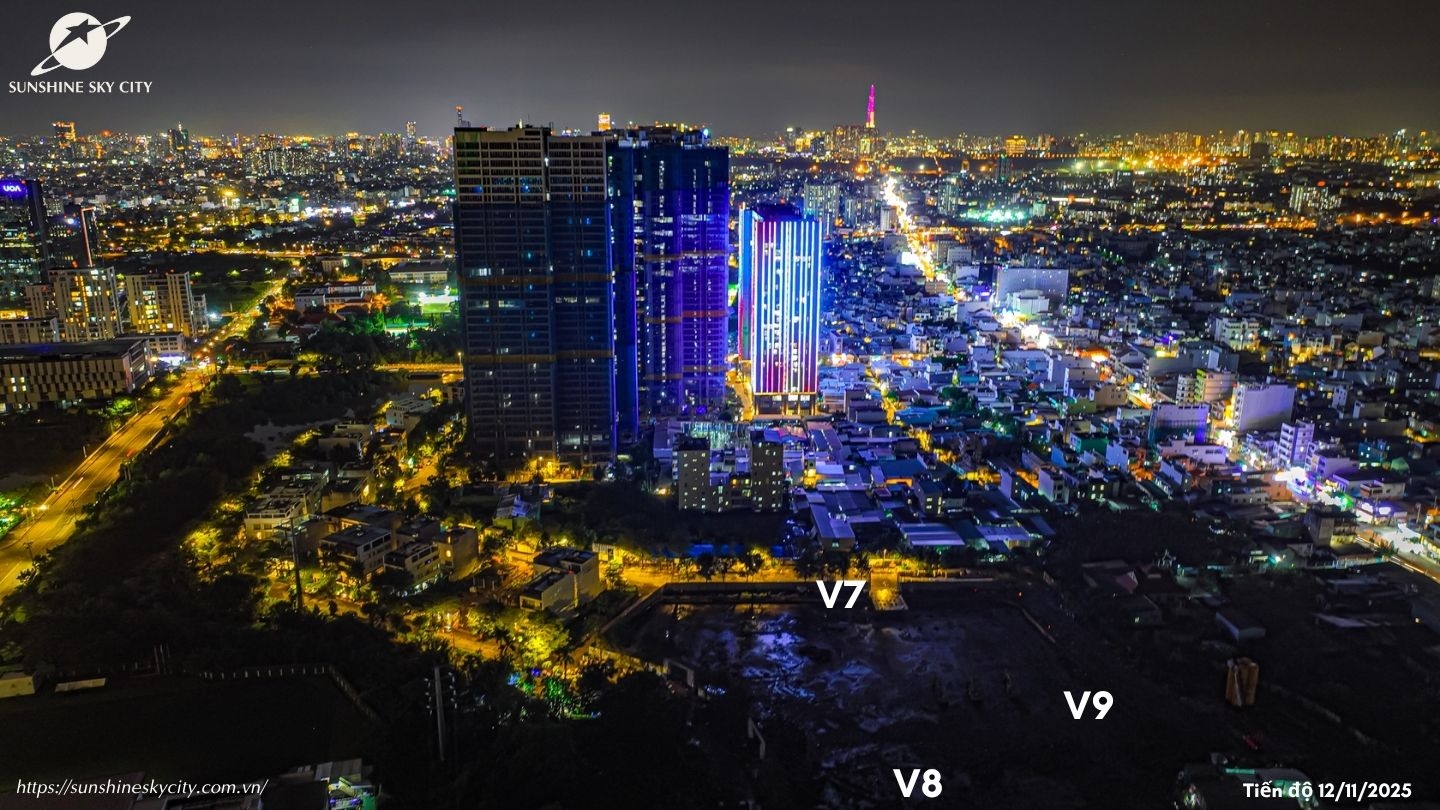 Tiến độ Xây Dựng Căn Hộ Chung Cư Sunshine Sky City Quận 7