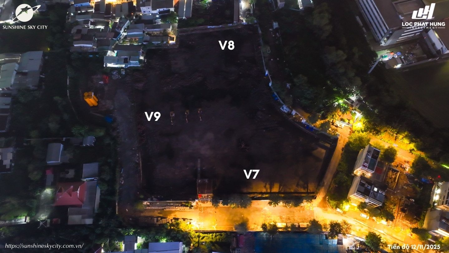 Tiến độ Xây Dựng Căn Hộ Chung Cư Sunshine Sky City Quận 7