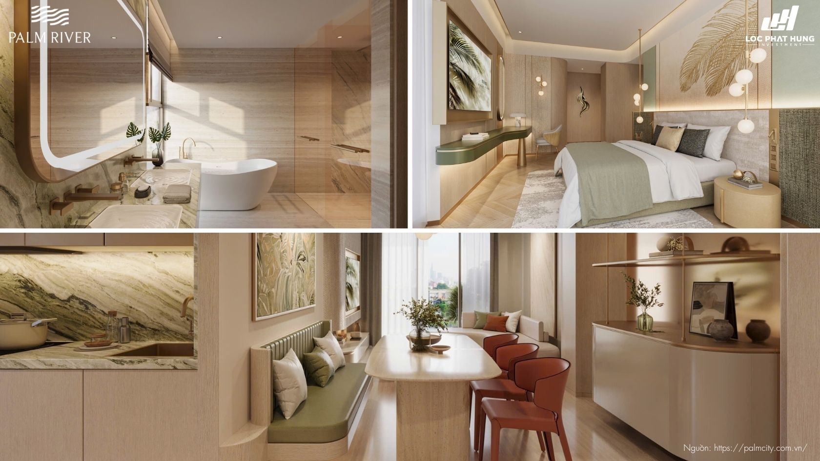 Nhà Mẫu Dự Án Căn Hộ Chung Cư Palm River Quận 2