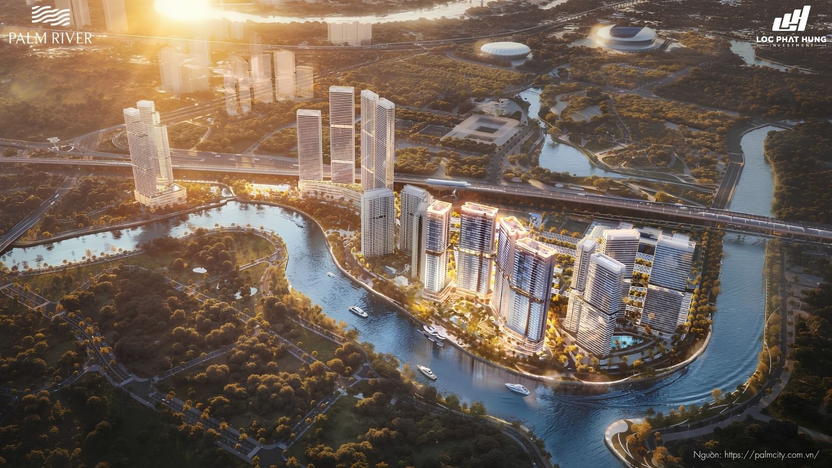 Phối Cảnh Tổng Thể Dự Án Căn Hộ Chung Cư Palm River Quận 2