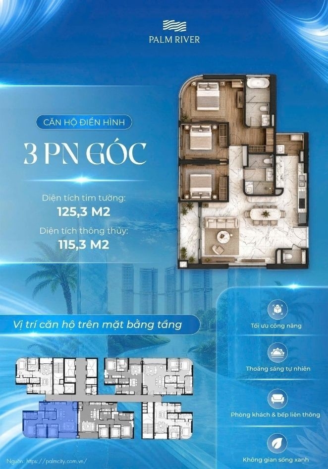 Thiết Kế Chi Tiết Dự Án Căn Hộ Chung Cư Palm River Quận 2