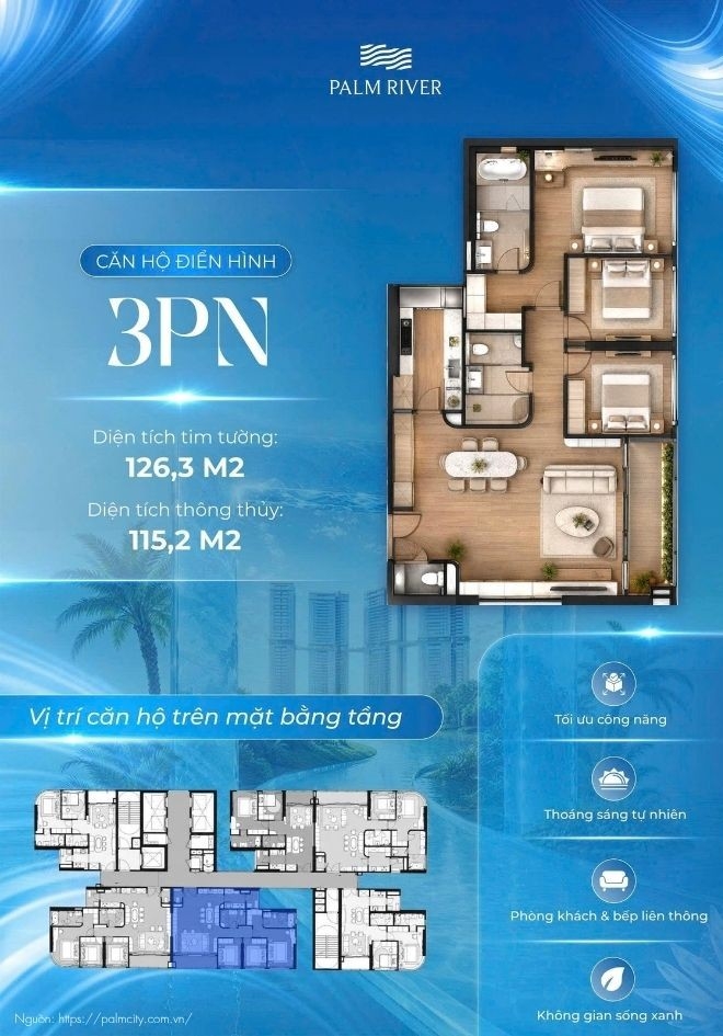 Thiết Kế Chi Tiết Dự Án Căn Hộ Chung Cư Palm River Quận 2