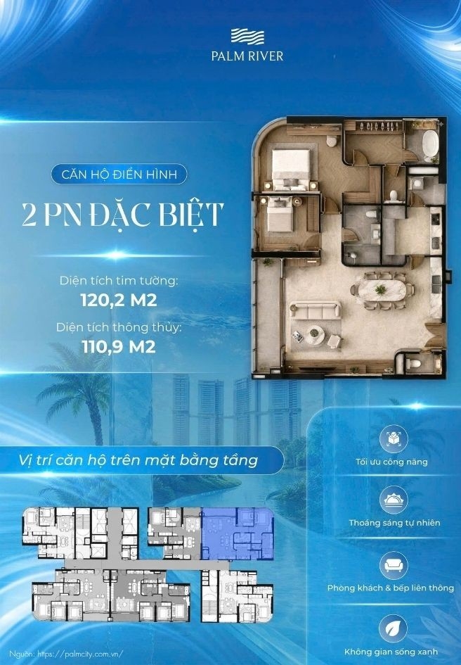 Thiết Kế Chi Tiết Dự Án Căn Hộ Chung Cư Palm River Quận 2