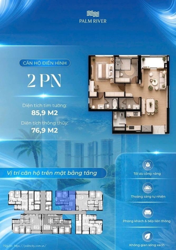 Thiết Kế Chi Tiết Dự Án Căn Hộ Chung Cư Palm River Quận 2