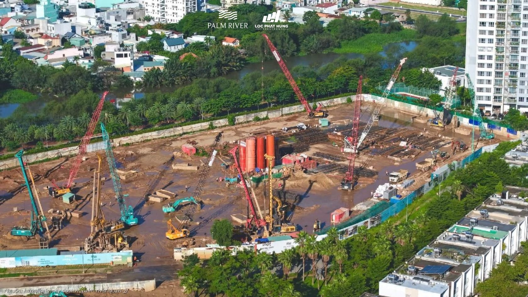 Tiến Độ Xây Dựng Dự Án Căn Hộ Chung Cư Palm River Tháng 08.2026