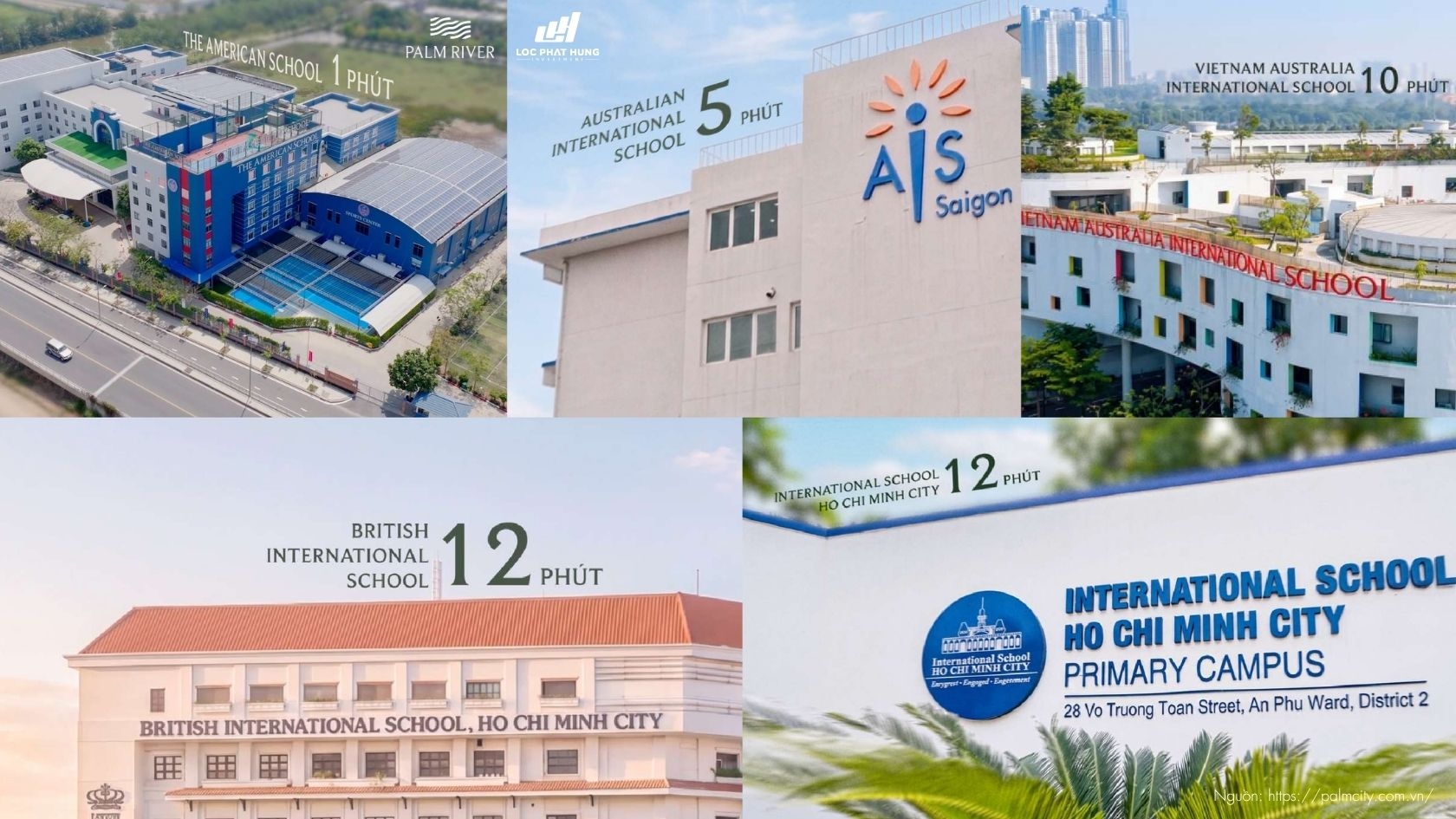 Tiện Ích Ngoại Khu Căn Hộ Chung Cư Palm River Quận 2