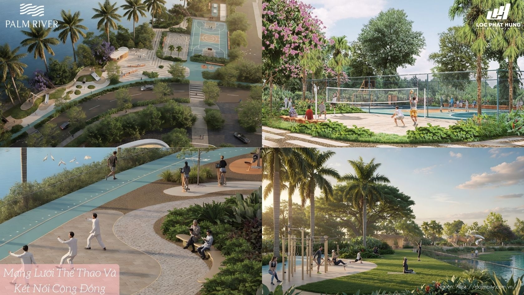 Tiện Ích Nội Khu Căn Hộ Chung Cư Palm River Quận 2