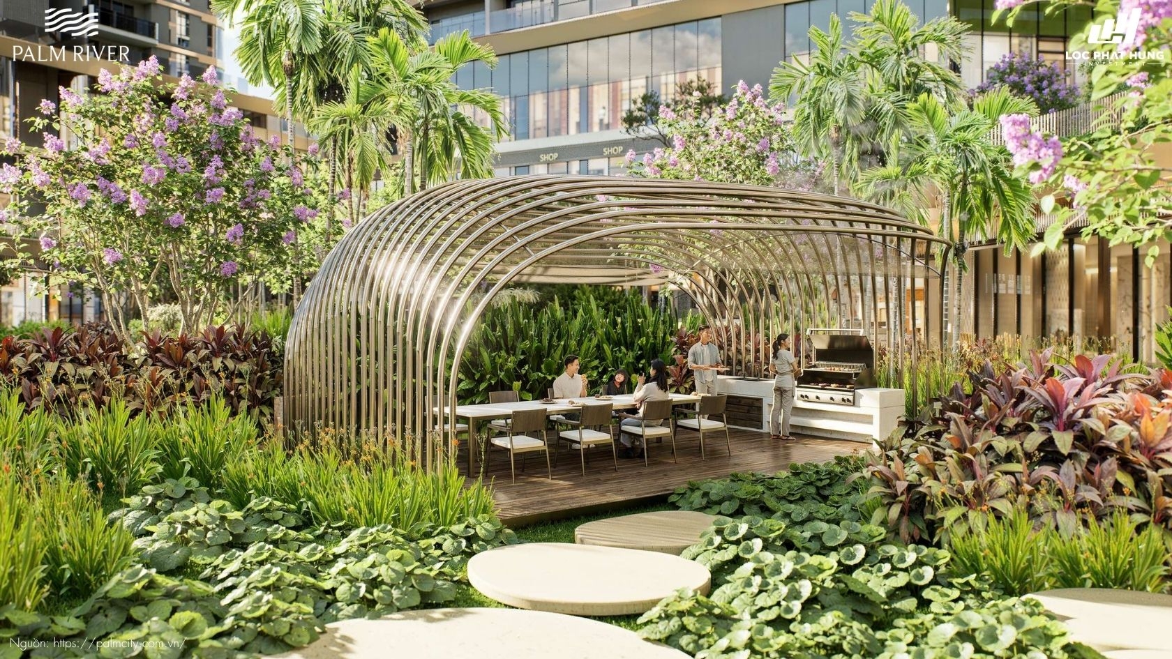 Tiện Ích Nội Khu Căn Hộ Chung Cư Palm River Quận 2