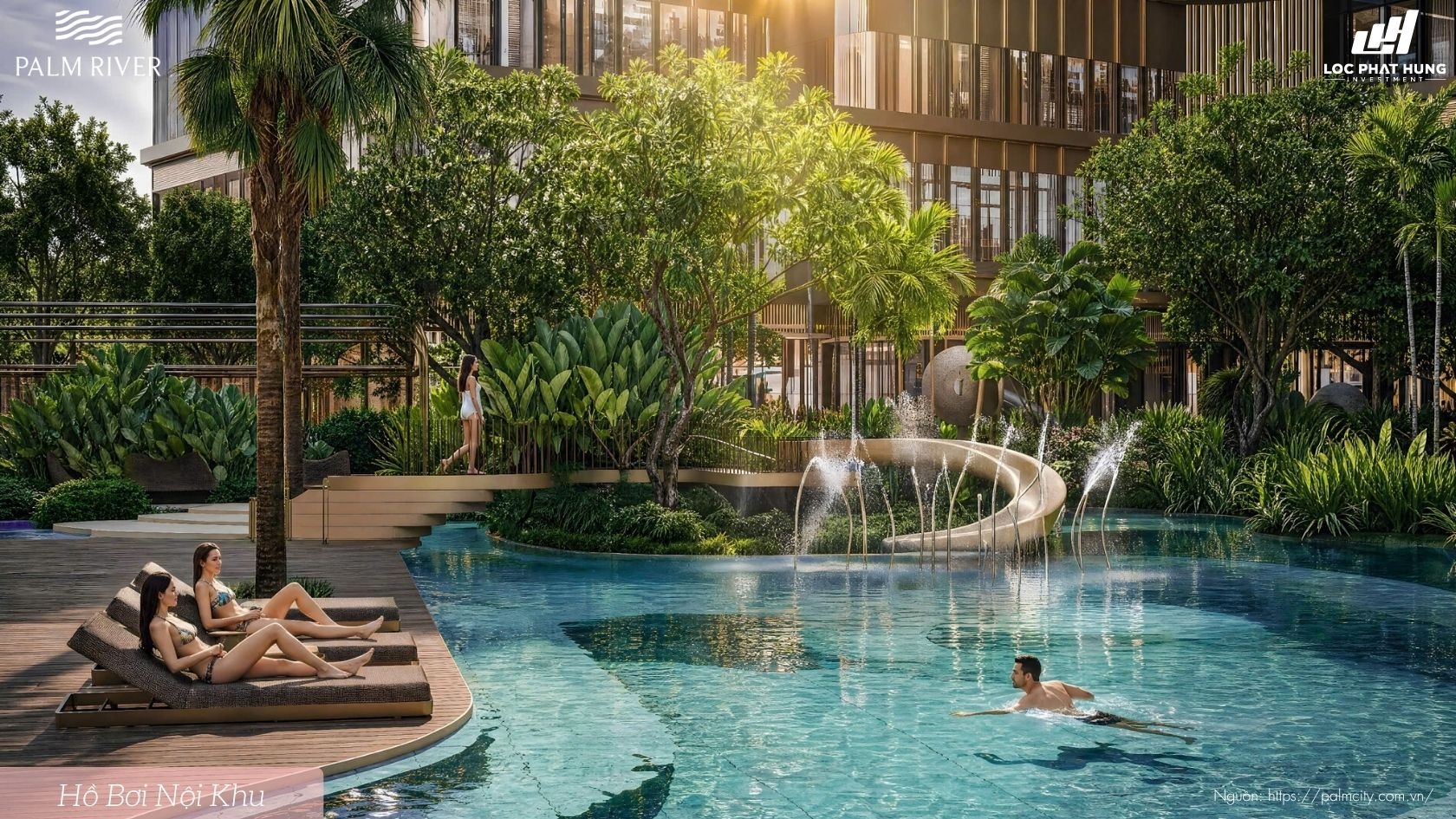 Tiện Ích Nội Khu Căn Hộ Chung Cư Palm River Quận 2