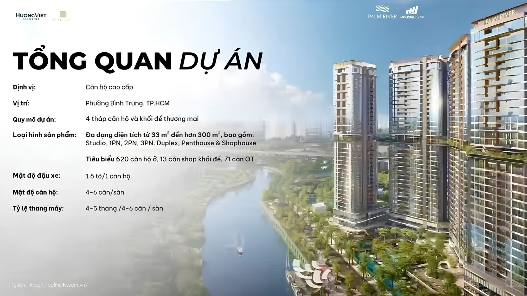 Tổng Quan Dự Án Căn Hộ Chung Cư Palm River Quận 2