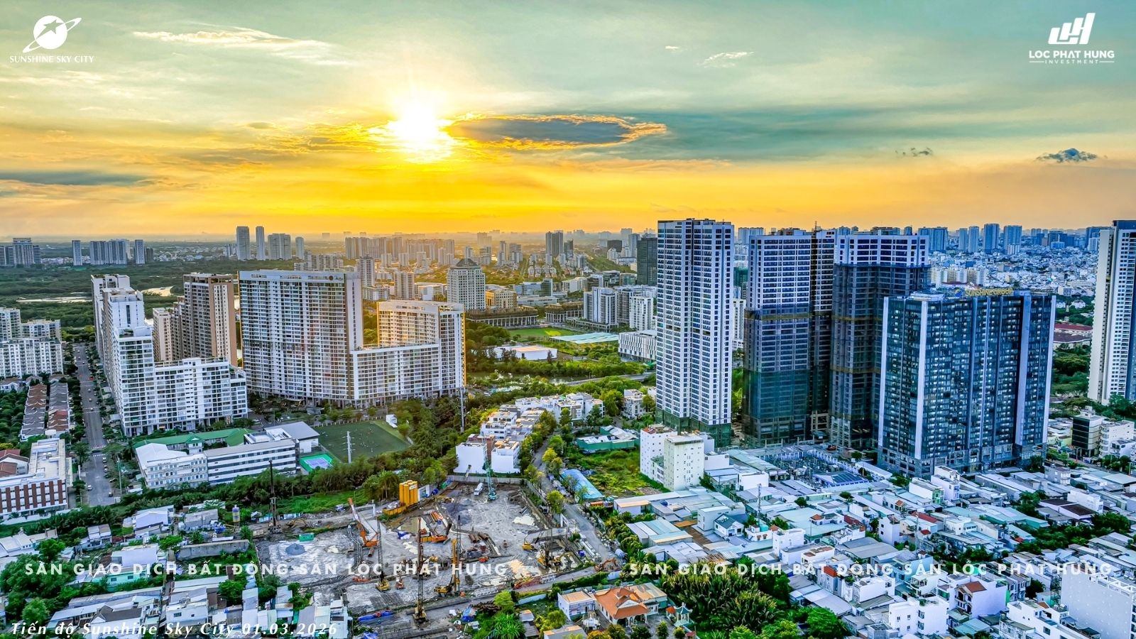 Tiến độ thi công tòa S2, S3, S4 Sunshine Sky City đang lắp kính Low-E mặt ngoài. Nhận ký gửi và cho thuê căn hộ Sunshine Sky City sắp bàn giao năm 2026.