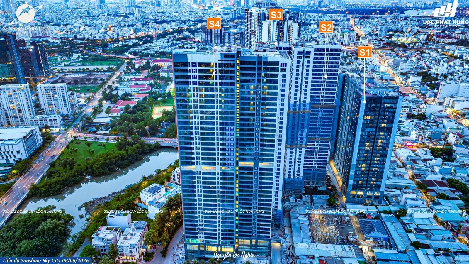 Tiến độ Sunshine Sky City tháng 06.2026